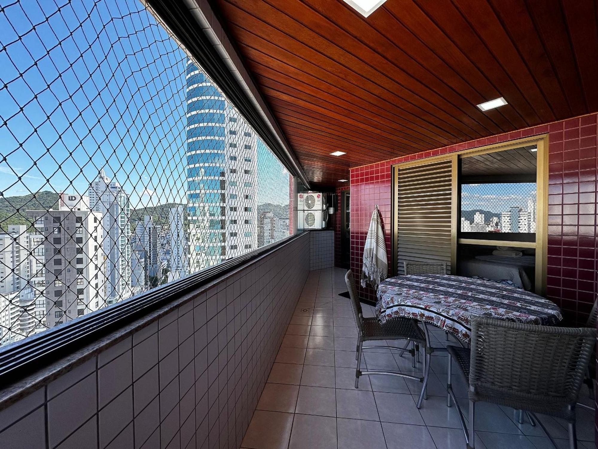 Ct01- Vista Mar| Telas Protecao| Churrasq, Garagem Balneário Camboriú Exteriör bild